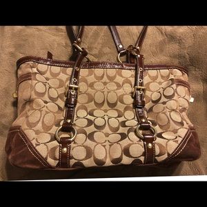 Coach brown bag